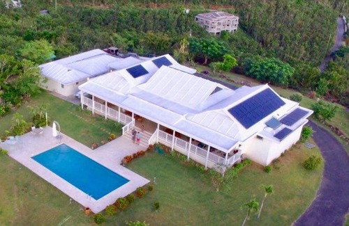 Estate Bakkero Casa | Tropical Private Gated Estate - Ocean, Island & Harbor Views!
