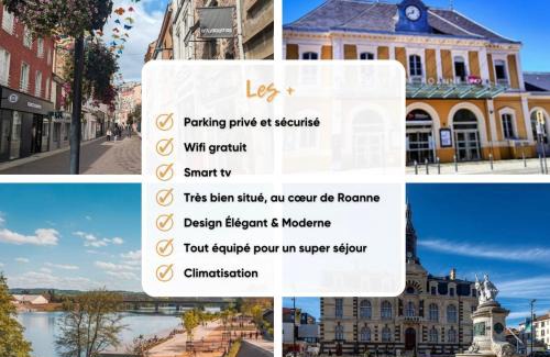 Roanne Apartamento | Tulipe Roanne centre-ville - Parking & Clim