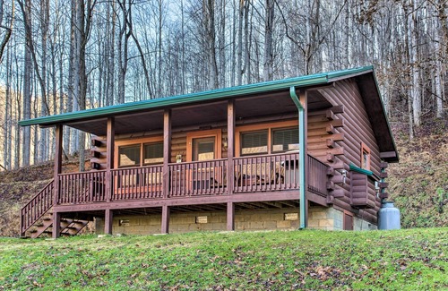 Clyde Cabina | ¡NUEVO! Cabaña 'Turkey Creek Cove' en Clyde w / Fire Pit