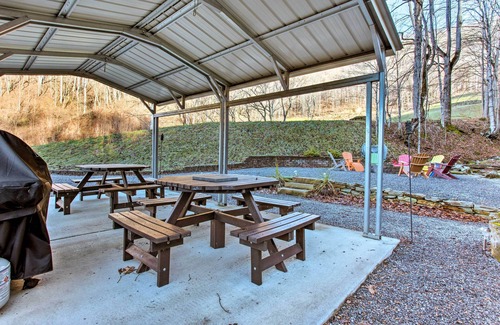 Clyde Cabina | ¡NUEVO! Cabaña 'Turkey Creek Cove' en Clyde w / Fire Pit