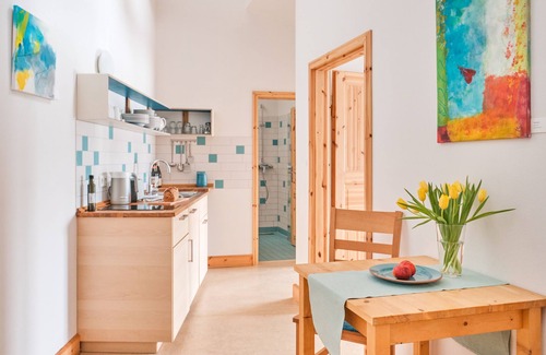 Schwerin Apartamento | Twin Room 4 - turquesa - Vacaciones en la granja orgánica