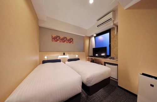 Dotonbori Hotel | Twin room Room only plan Conveniently located / Osaka City Ōsaka