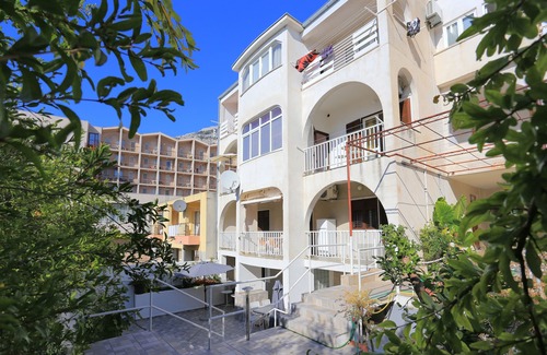 Baska Voda Apartamento | Apartamento para dos personas con balcón y vista al mar Baska Voda, Makarska (A-2756-e)