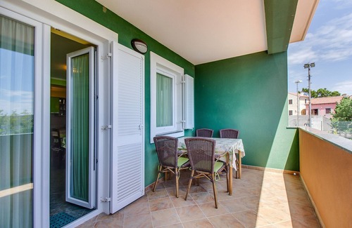 Nerezine Apartamento | Apartamento para dos personas con balcón y vista al mar Nerezine, Losinj (A-11815-a)