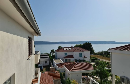 Dobropoljana Apartamento | Apartamento para dos personas con terraza y vista al mar Dobropoljana, Pasman (A-8198-c)