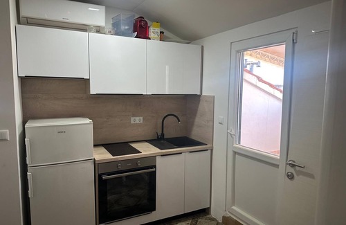 Promajna Apartamento | Apartamento para dos personas con terraza y vista al mar Promajna, Makarska (A-2588-a)