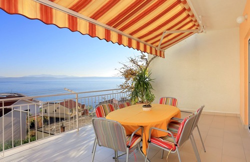 Podgora Apartamento | Apartamento para dos personas con terraza y vista al mar Podgora, Makarska (A-2594-b)