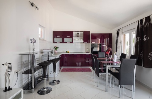 Cove Osibova (Milna) Apartamento | Apartamento para dos personas con terraza y vista al mar Bahía Osibova, Brac (A-12062-b)