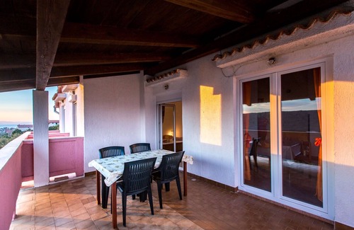 Kampor Apartamento | Apartamento para dos personas con terraza y vista al mar Kampor, Rab (A-15144-a)