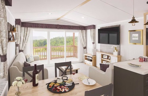 Aberystwyth Casa | Two bedroom caravan, sleeping four people, perfect for relaxing by the coast.