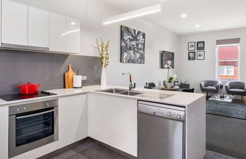 Hobart Central Business District Apartamento | Two Bedroom Inner-City Retreat with Free Parking
