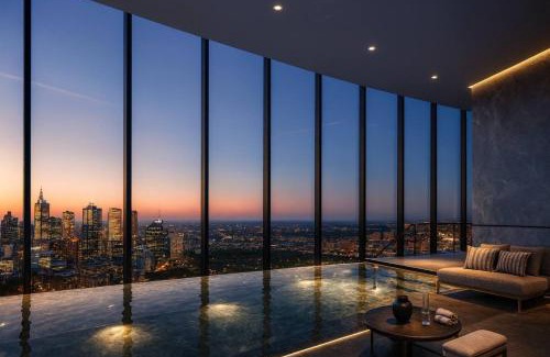 Southbank Apartamento | Two-Level Top Floor Penthouse Melbourne Square