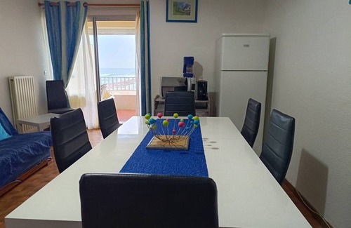 Saint-Cyprien Plage Apartamento | APARTAMENTO DE DOS HABITACIONES, TERRAZA CON VISTA AL MAR