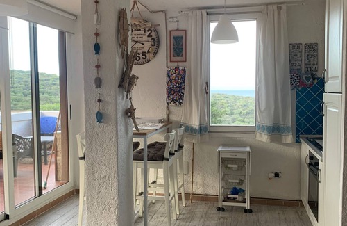 Cugnana Verde Casa | Two-room apartment with large sea-view terrace at Costa Smeralda