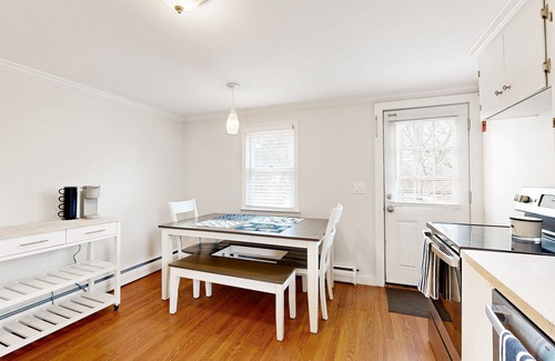 Harwich Casa | Two-story dog-friendly retreat with enclosed yard, playset, W/D, & firepit