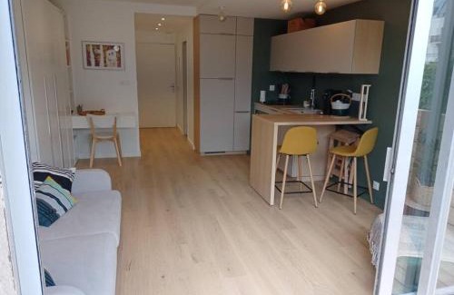 Moulin du Comte Apartamento | Ty Jolie Super Grand Studio avec Parking et Terrasse