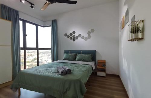 Seri Kembangan Apartamento | TypeC-5间房- 可入住10人- C180- 焦赖