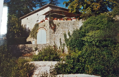 Labeaume Casa | Typical house with superb view of village, river 300 metres away