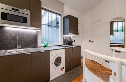 Quartier de la Roquette Apartamento | Typical Parisian Apartment in Le Marais#4 pers