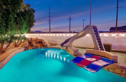 Terra Lago Casa | Ultimate Fun Oasis 100K Arcade, Waterslide, Courts