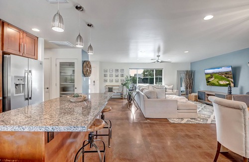 Scottsdale Casa | Ultimate Old Town Hangout | Pool, Putting Green & Lounge Spaces + Pets Welcome!!