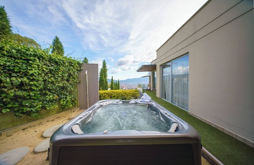 Medellin Casa | Ultra-Luxury Mansion In Medellin Gym Jacuzzi Daily Maid Barbershop Gameroom Bar