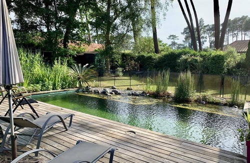 Capbreton Casa | Under the pines of Hossegor, Family home - natural swimming pool & absolute calm