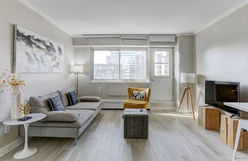Downtown Montreal Apartamento | Unique 1-bedroom apartment