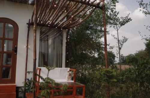 Gurugram Cabaña | Unique Cottage In Gurugram with hill view and Private Jacuzzi . Pet Friendly