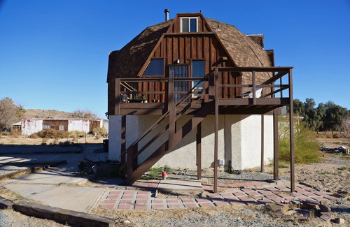 Barstow Casa | Unique Dome Home in Barstow w/ Game Room & Private Spa!