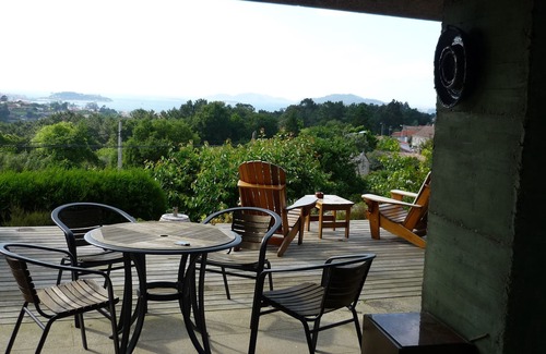 Baiona Casa | Casa singular en el monte, vistas a la bahía de Baiona, bienvenidas mascotas
