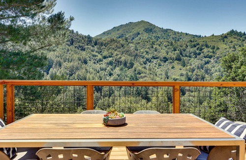 Larkspur Cabina | Unique Larkspur Cabin w/ Treetop Mountain Views!