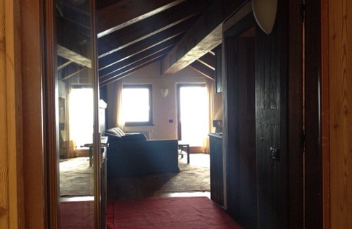 Courmayeur Apartamento | montaña único chalet ático plana en el centro de la zona de esquí de Courmayeur
