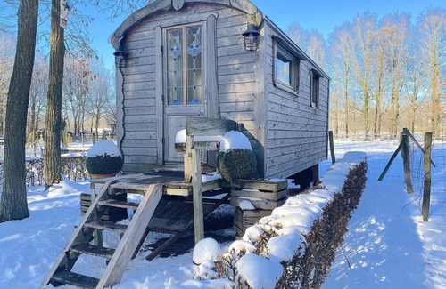 Zeeland Casa | Unique Pipowagen with optional hot tub