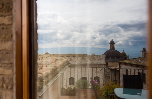 Assisi Apartamento | Apartamento en el centro con terraza panorámica.