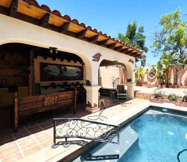 Baker Street Casa | UNIQUE SPANISH HACIENDA HOUSE with POOL VINTAGE 1948 EUROPEAN ANTIQUES ETHNIC ART