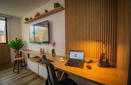 La Aguacatala Apartamento | Unique Suite in El Poblado CoWork/GYM/Fast WiFi