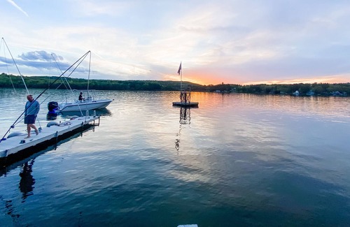 Laconia Cabaña | Unique waterfront rental on Lake Winnipesaukee. Perfect mid-week getaway!