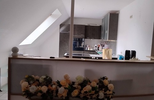 Ginsheim Apartamento | Unser Raum wurde für ein unvergessliches Erlebnis geschaffen, bei dem Sie entspa