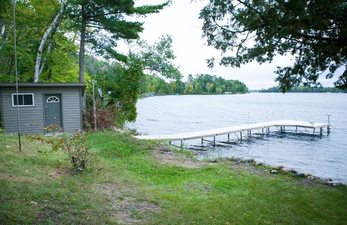 Hackensack Casa | Vista de la isla Birch Lake House