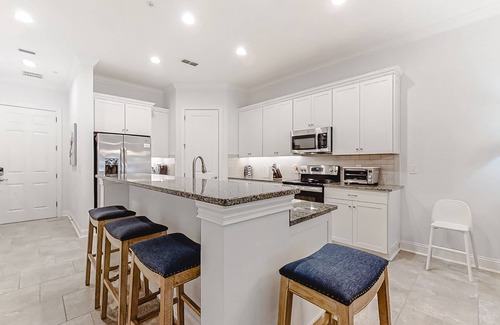American Beach Casa | Updated Townhome near the Ocean w/Private Patio, Shared Pool, Central A/C