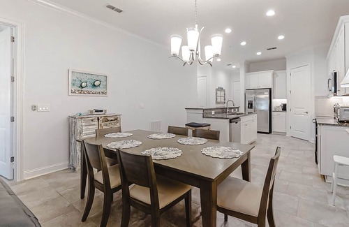 American Beach Casa | Updated Townhome near the Ocean w/Private Patio, Shared Pool, Central A/C