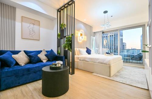 Dubai Marina Apartamento | Upgraded Luxury Studio Apartment - Marina View - 5-Star Hotel Amenities