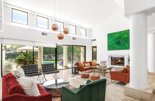 The Mesa Casa | Upscale home with private pool and hot tub, firepit, room for entertaining
