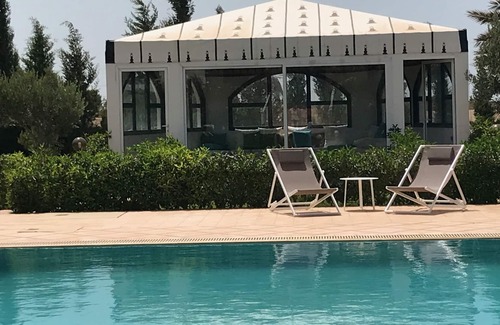 Essaouira Casa | Villa de lujo en nido jardín con gran piscina para zen interior y diversión exterior