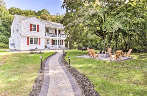 Waterbury Cabaña | Upscale Waterbury Retreat w/ Indoor Hot Tub!