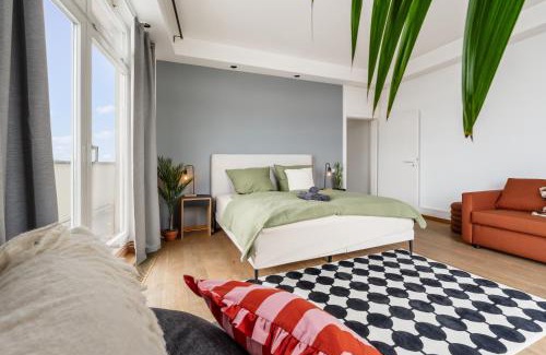 Mitte Apartamento | Urban Loft - 180 Skyline Balkon - 2 SZ - HBF