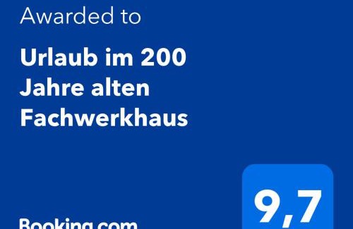 Lichtenhain Casa | Urlaub im 200 Jahre alten Fachwerkhaus