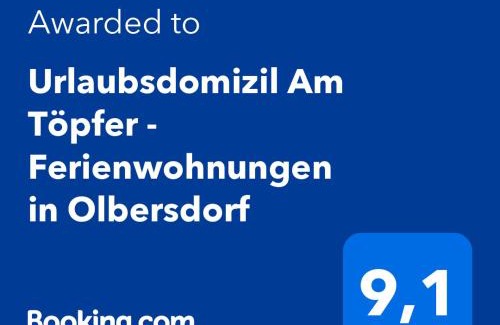 Olbersdorf Apartamento | Urlaubsdomizil Am Töpfer - Ferienwohnungen in Olbersdorf