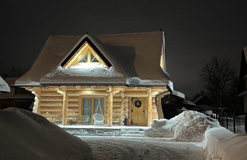 Czarny Dunajec Chalet De Esquí | Uroczy drewniany domek - Domki pod Brzegiem